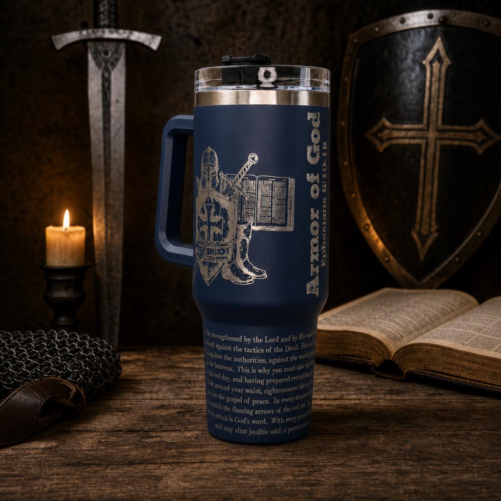 Armor of God 40 oz Tumbler