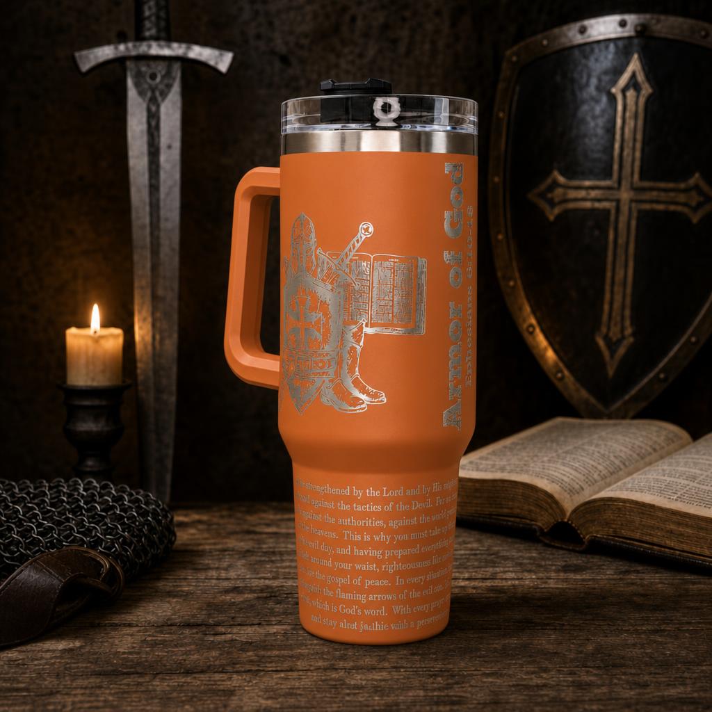 Armor of God 40 oz Tumbler