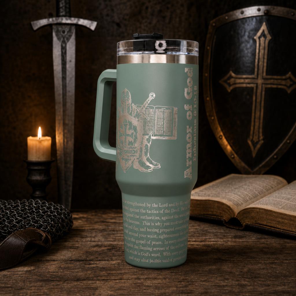 Armor of God 40 oz Tumbler