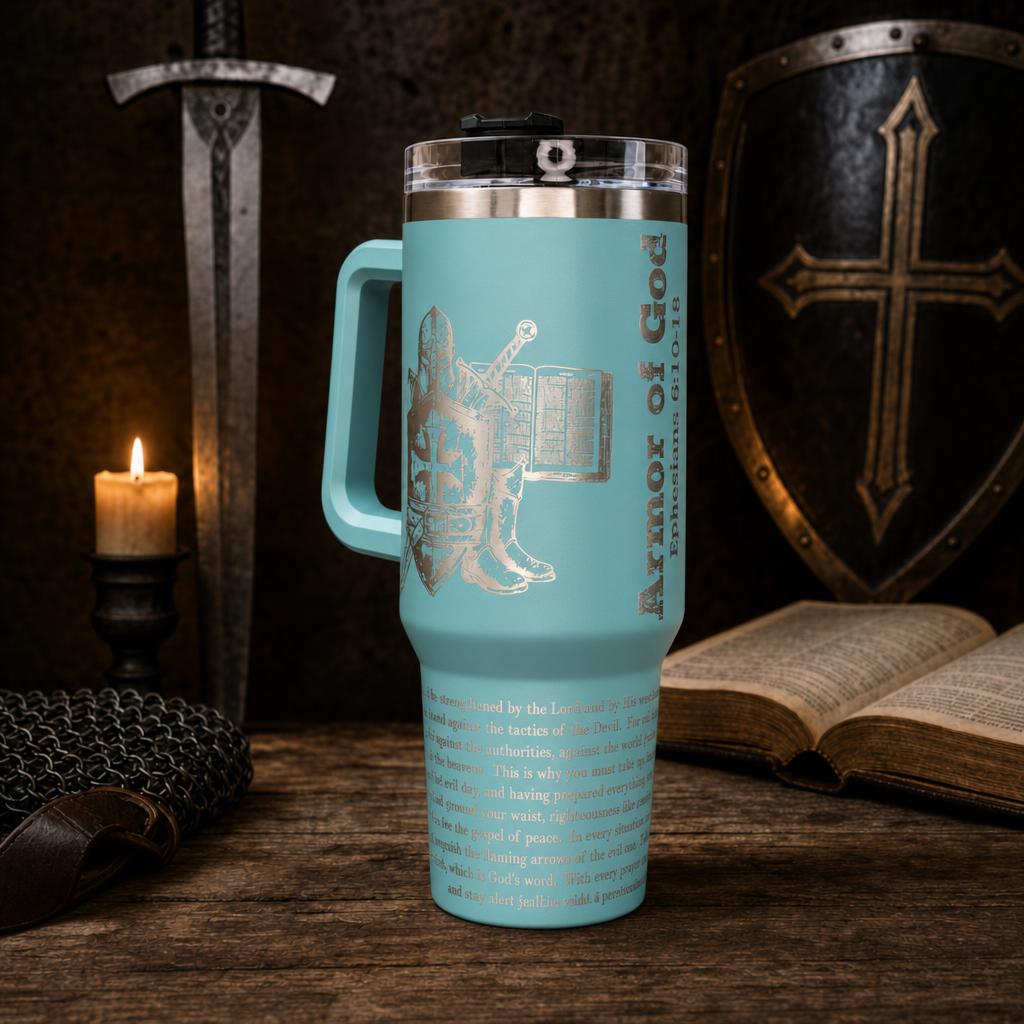 Armor of God 40 oz Tumbler