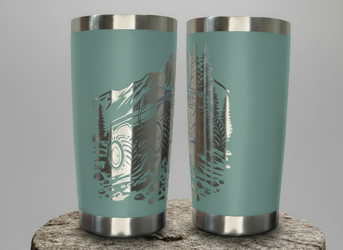 Off-Roading Truck 20 Oz. Tumbler