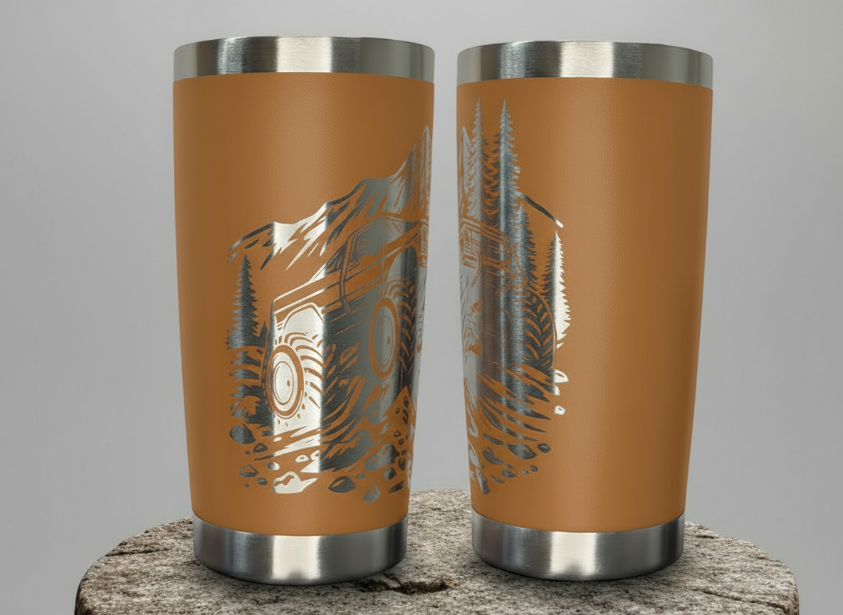 Off-Roading Truck 20 Oz. Tumbler