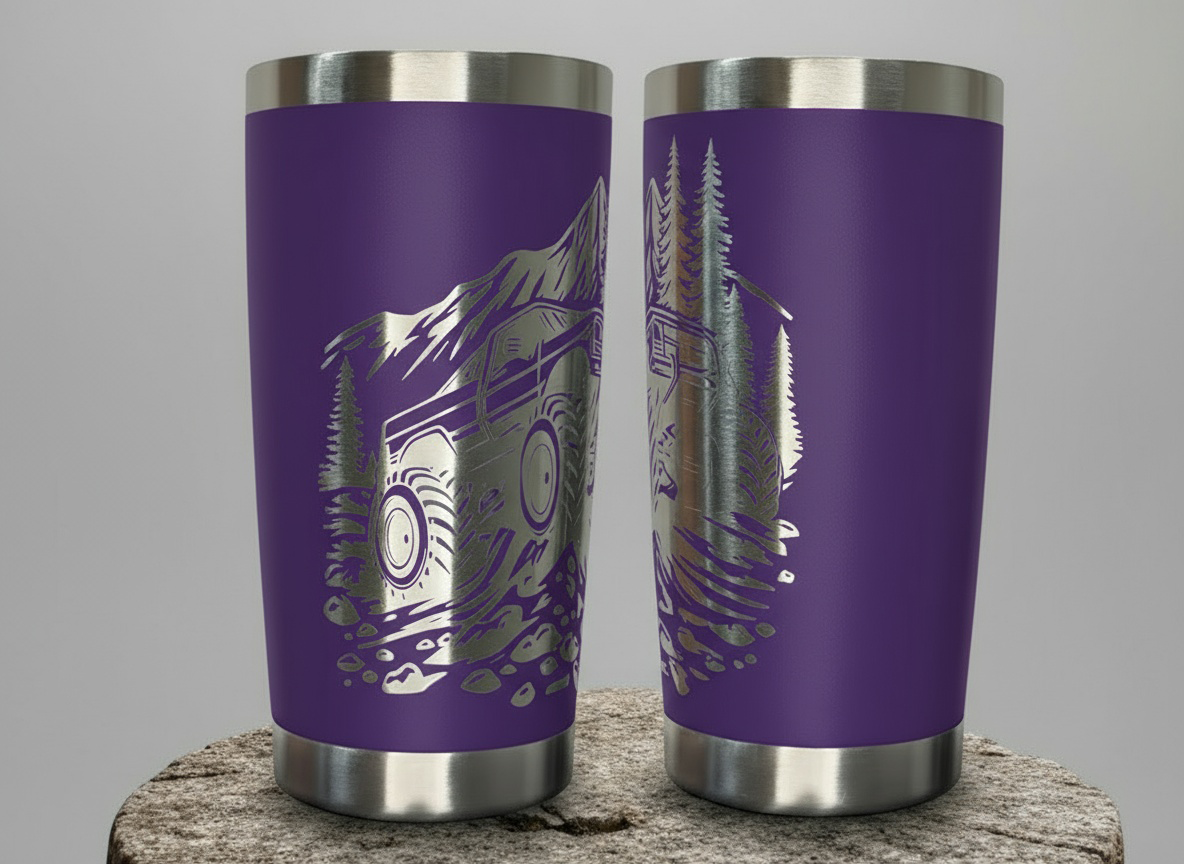 Off-Roading Truck 20 Oz. Tumbler