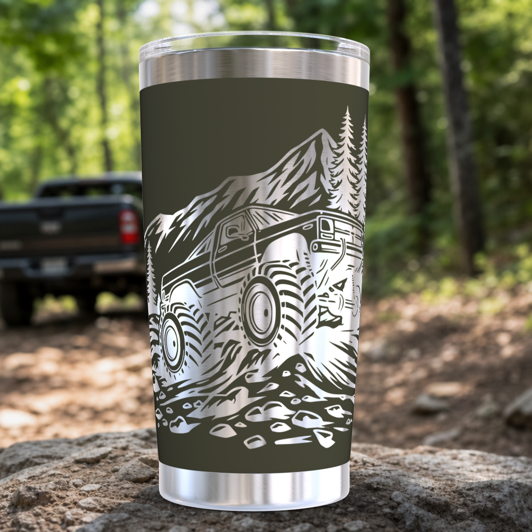 Off-Roading Truck 20 Oz. Tumbler