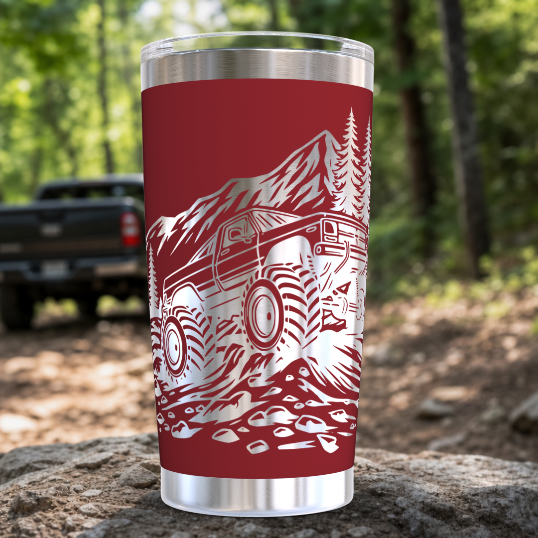 Off-Roading Truck 20 Oz. Tumbler