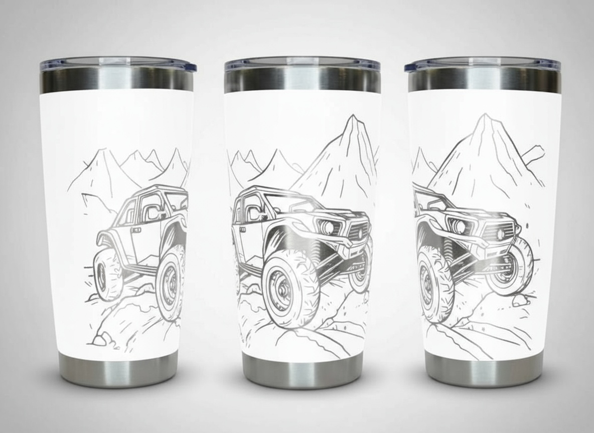 Buggy on Rocks 20 Oz. Tumbler