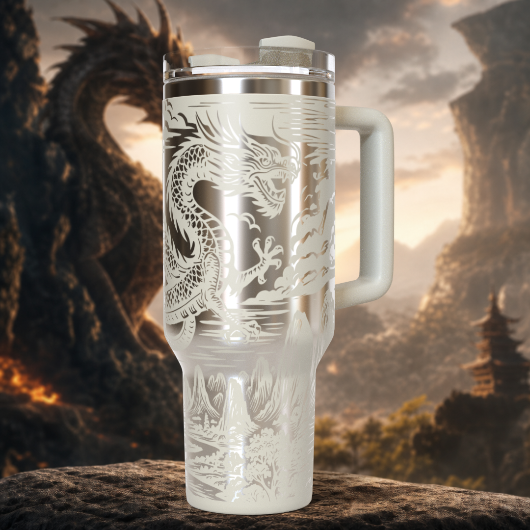 Chinese Dragon 40 oz. Tumbler