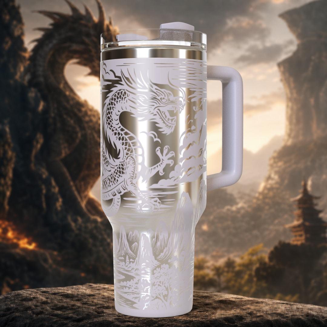 Chinese Dragon 40 oz. Tumbler