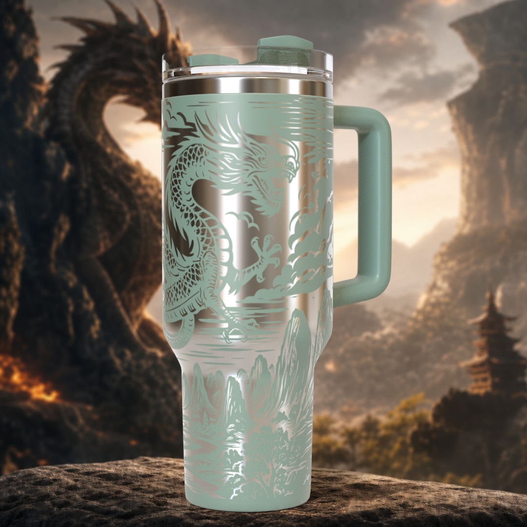 Chinese Dragon 40 oz. Tumbler