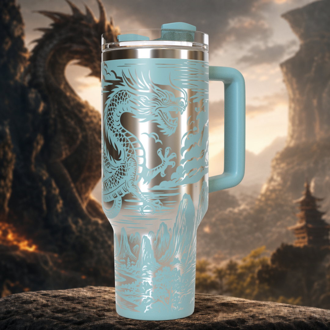Chinese Dragon 40 oz. Tumbler