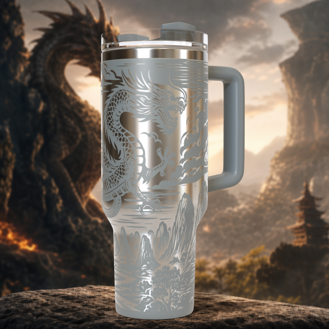 Chinese Dragon 40 oz. Tumbler