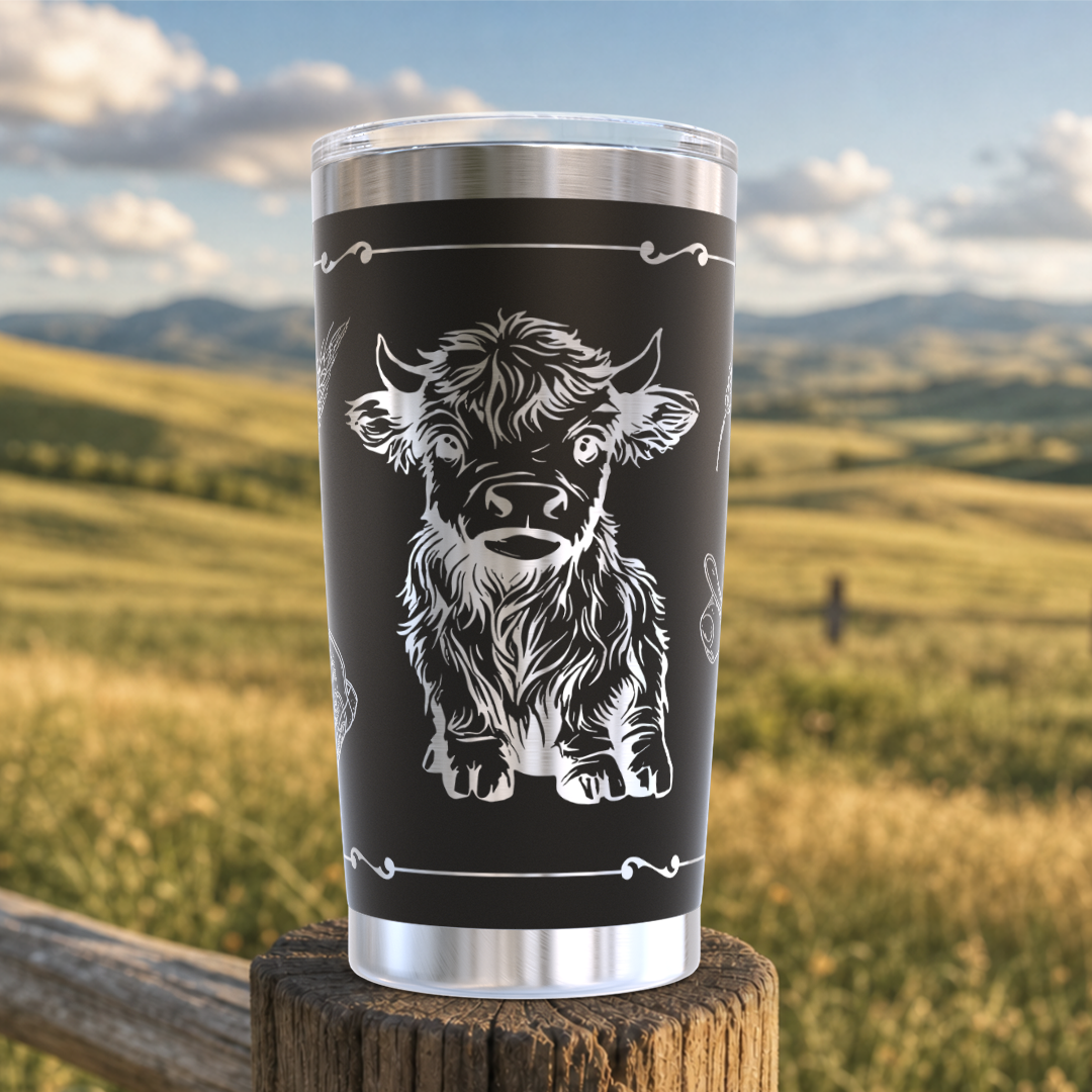 Highland Calf 20oz Tumbler