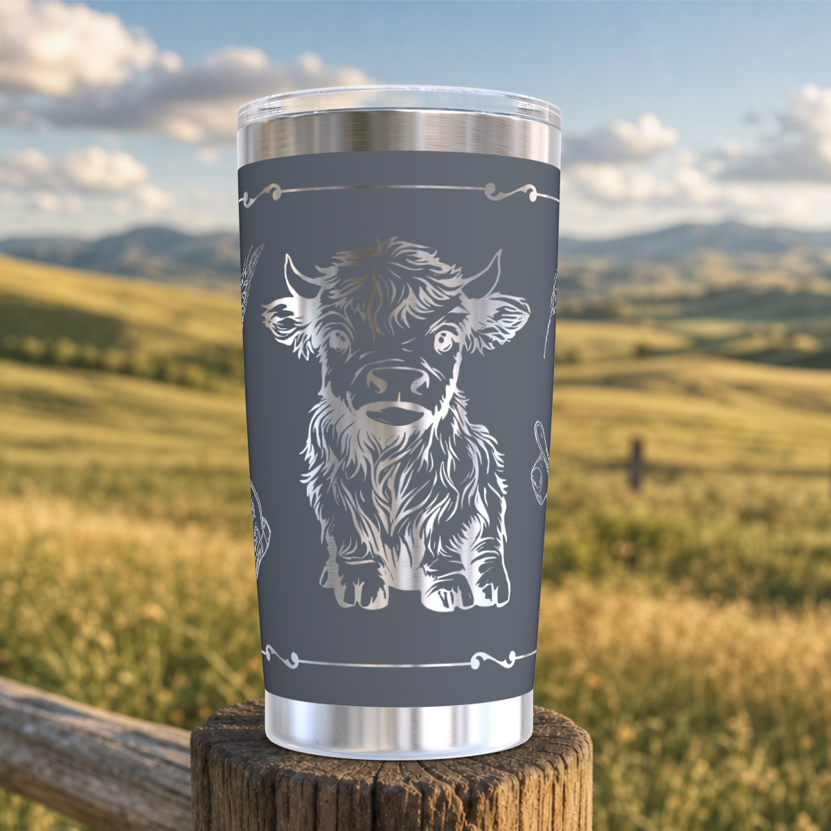 Highland Calf 20oz Tumbler