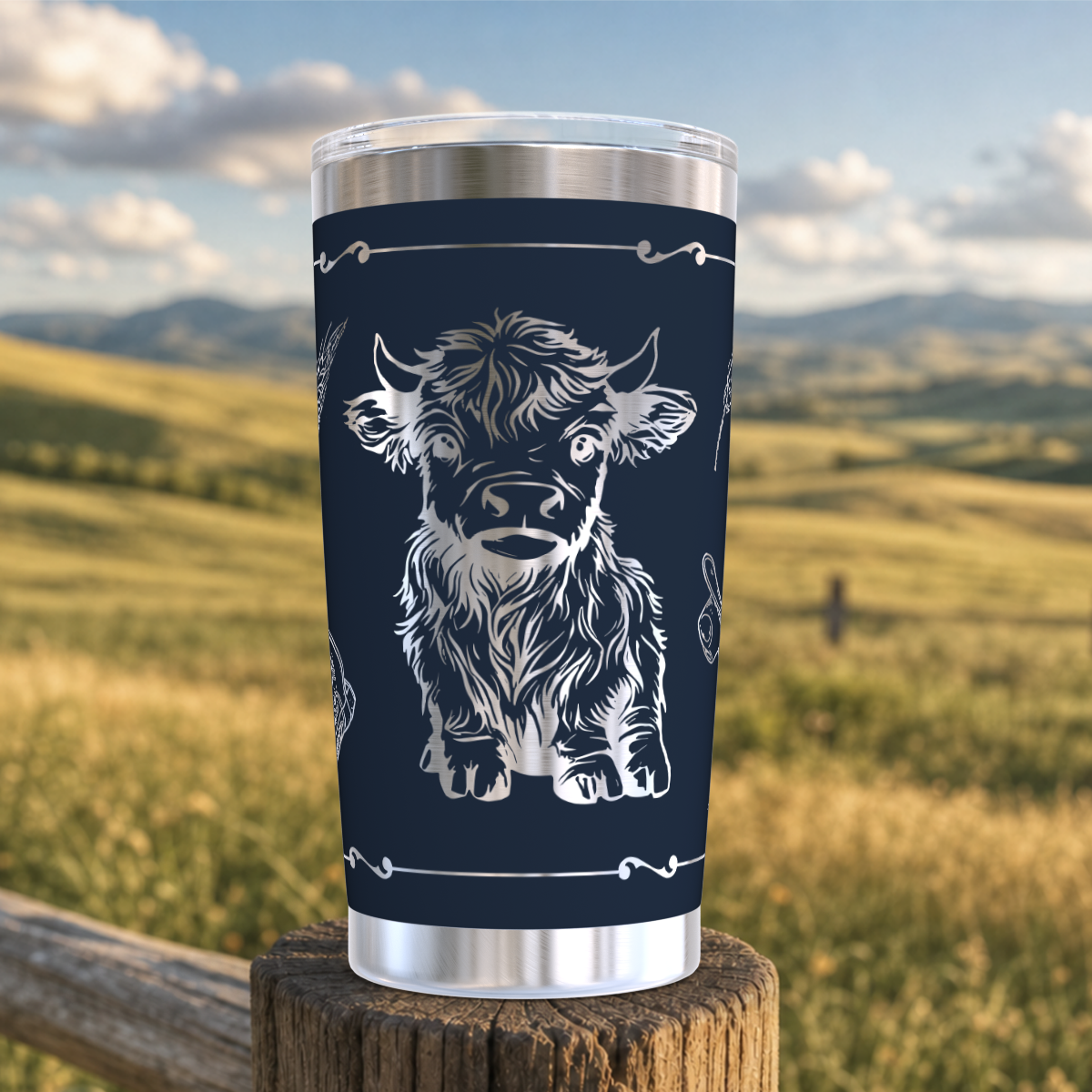 Highland Calf 20oz Tumbler