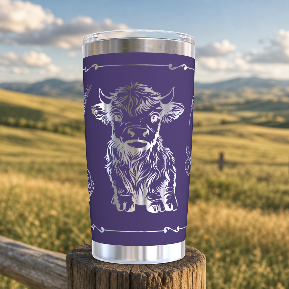 Highland Calf 20oz Tumbler