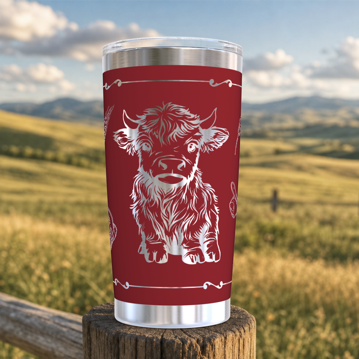 Highland Calf 20oz Tumbler