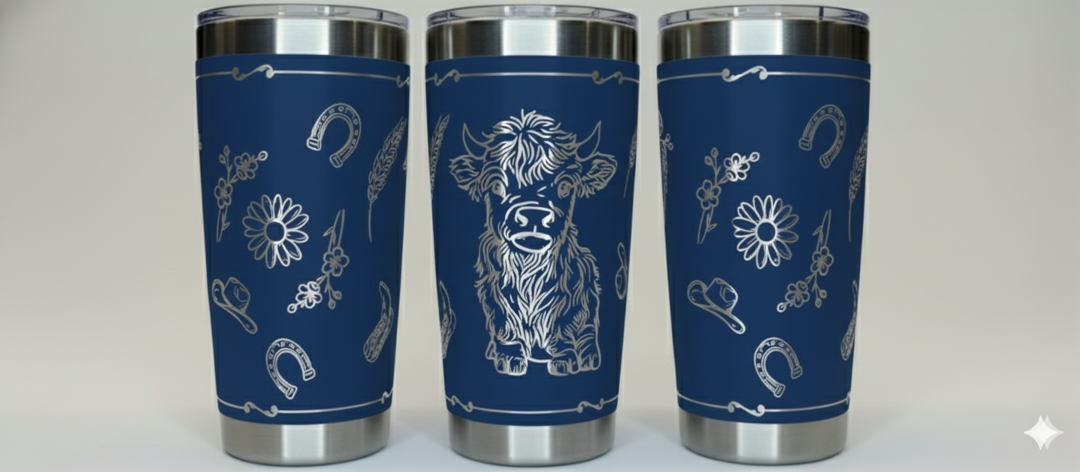 Highland Calf Tumbler