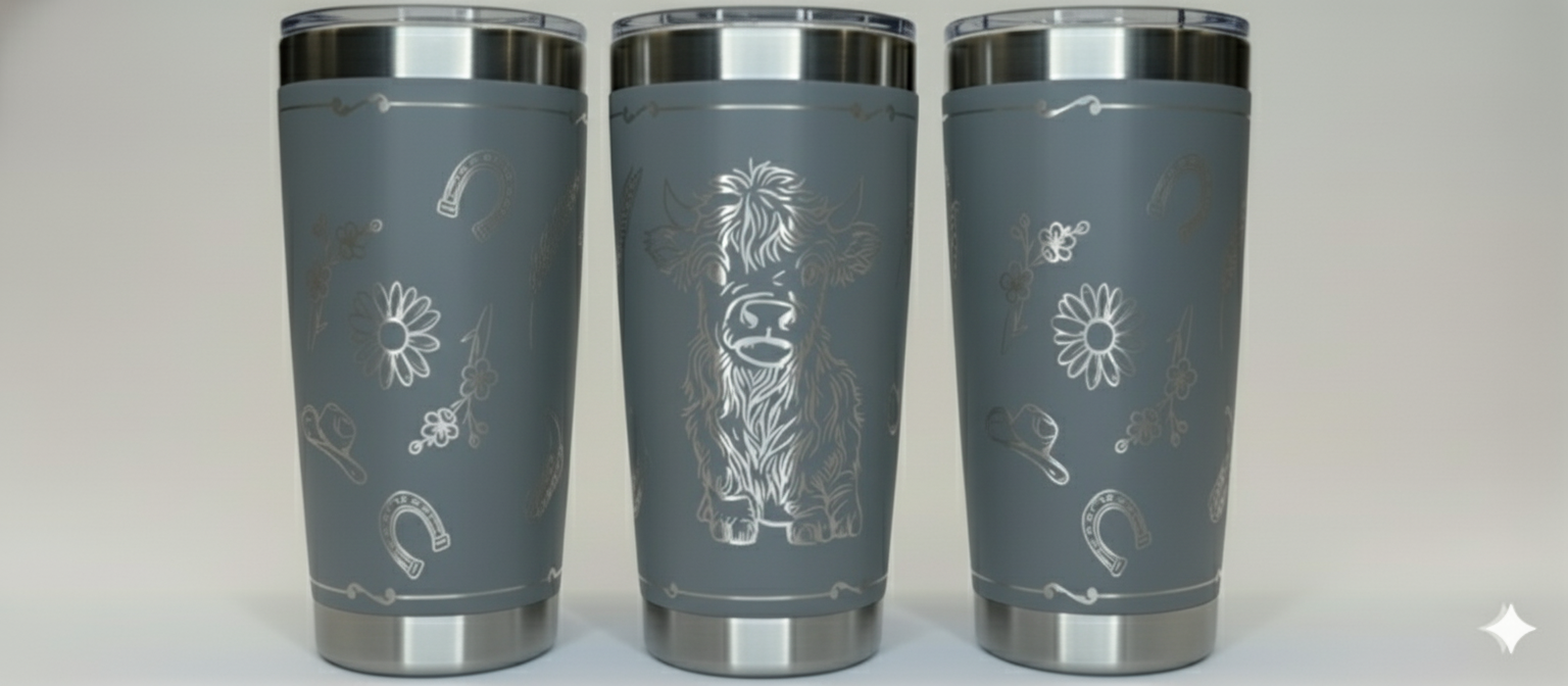 Highland Calf Tumbler