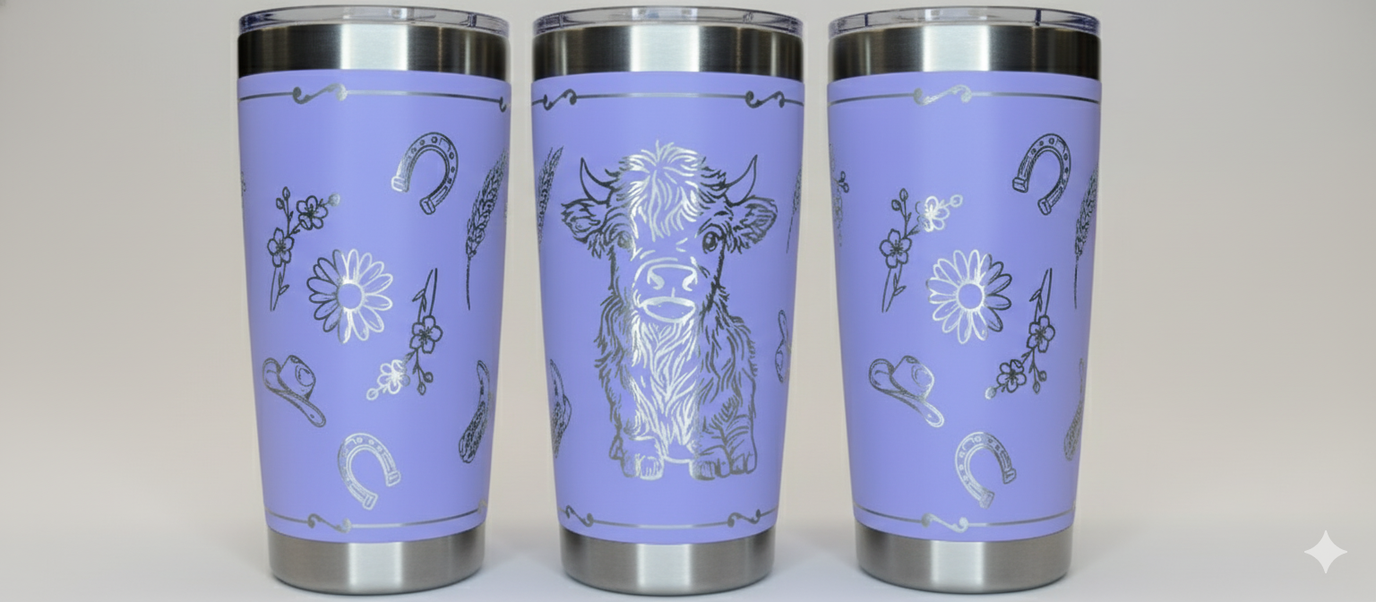 Highland Calf Tumbler