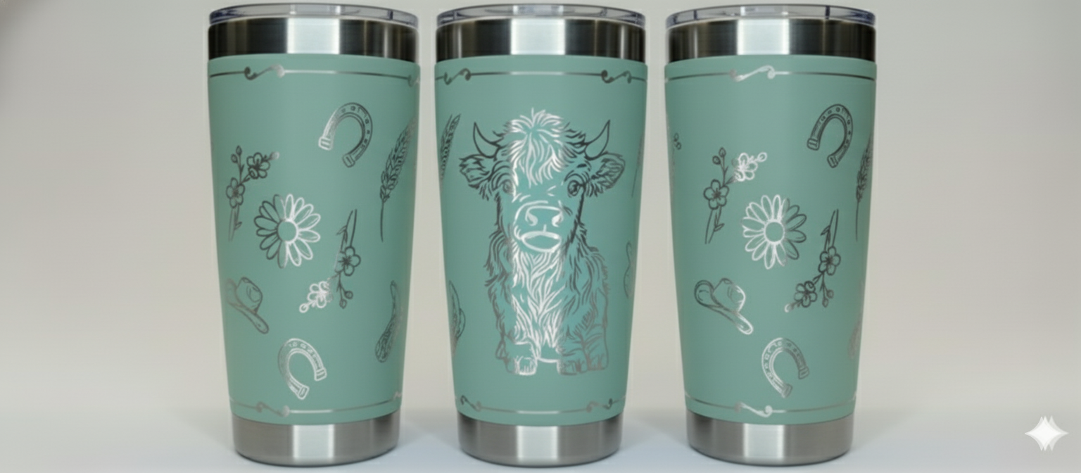 Highland Calf Tumbler