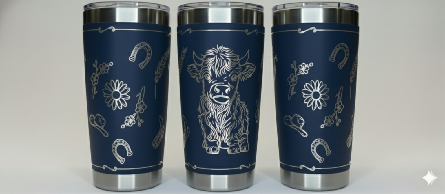 Highland Calf Tumbler