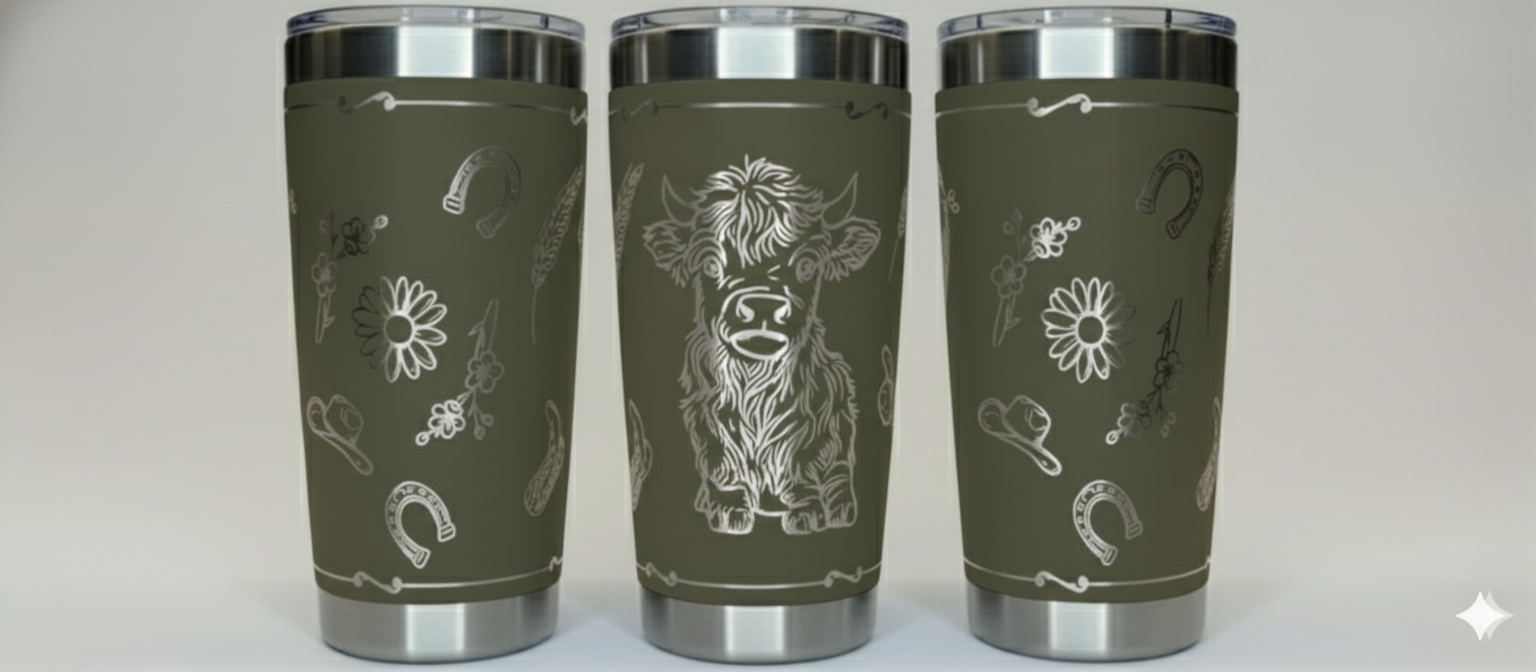 Highland Calf Tumbler
