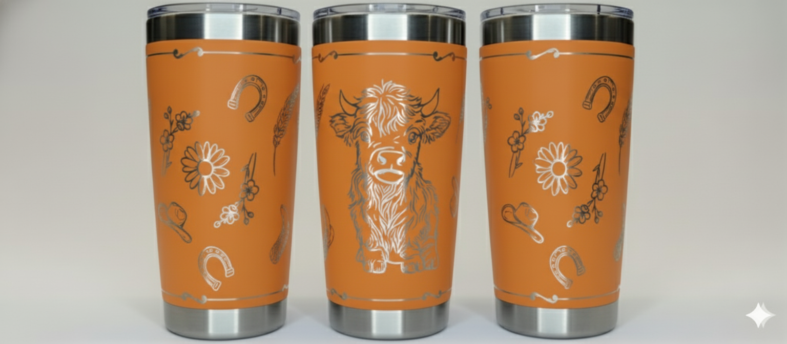 Highland Calf Tumbler