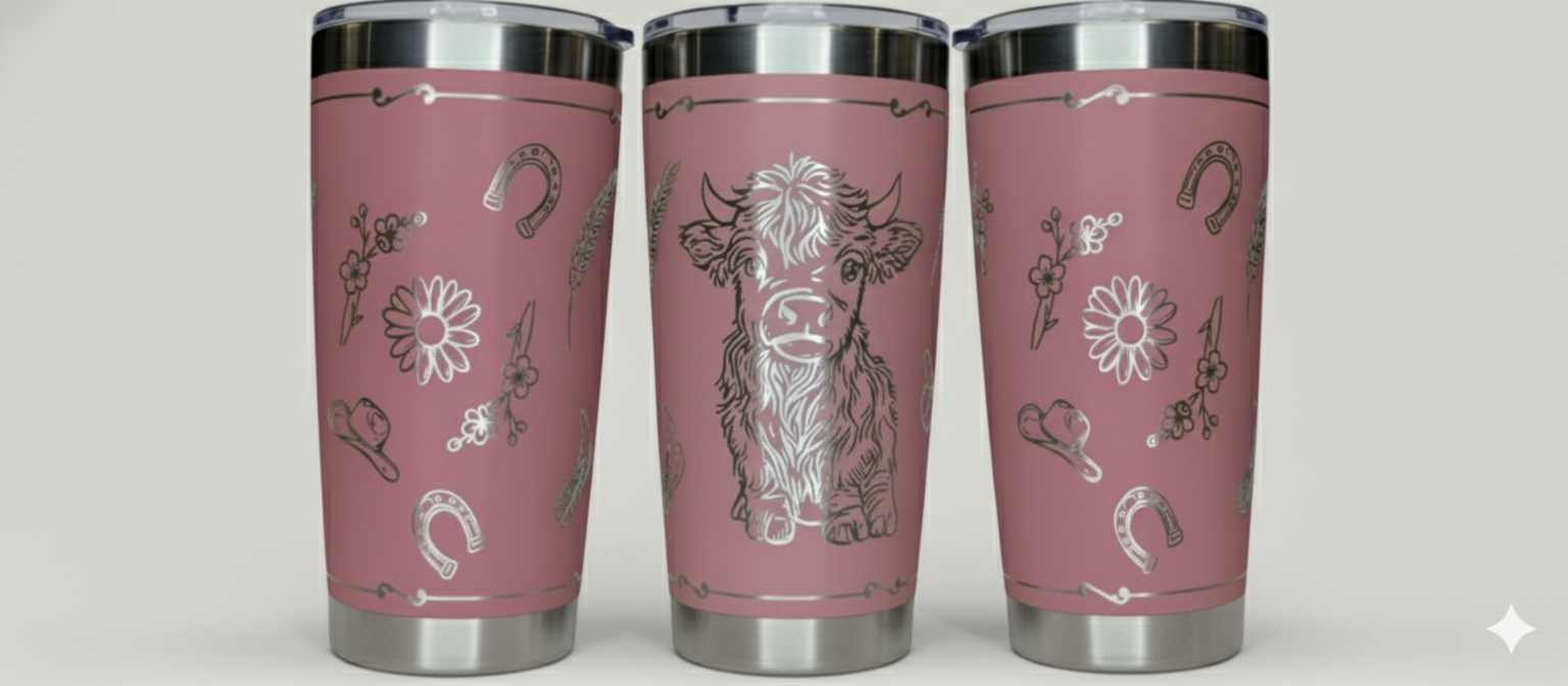Highland Calf Tumbler