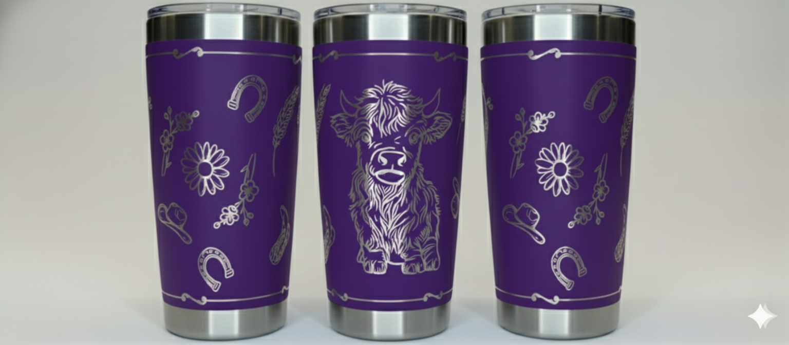 Highland Calf Tumbler