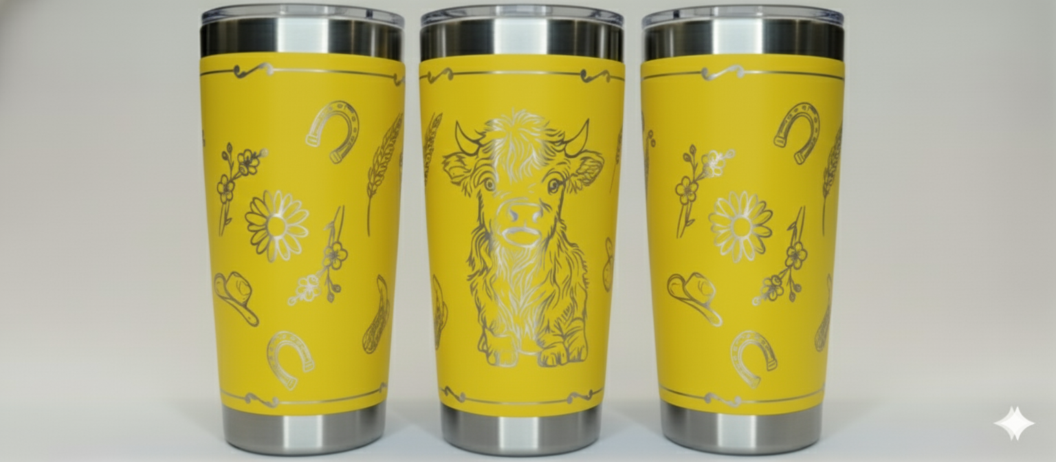 Highland Calf Tumbler