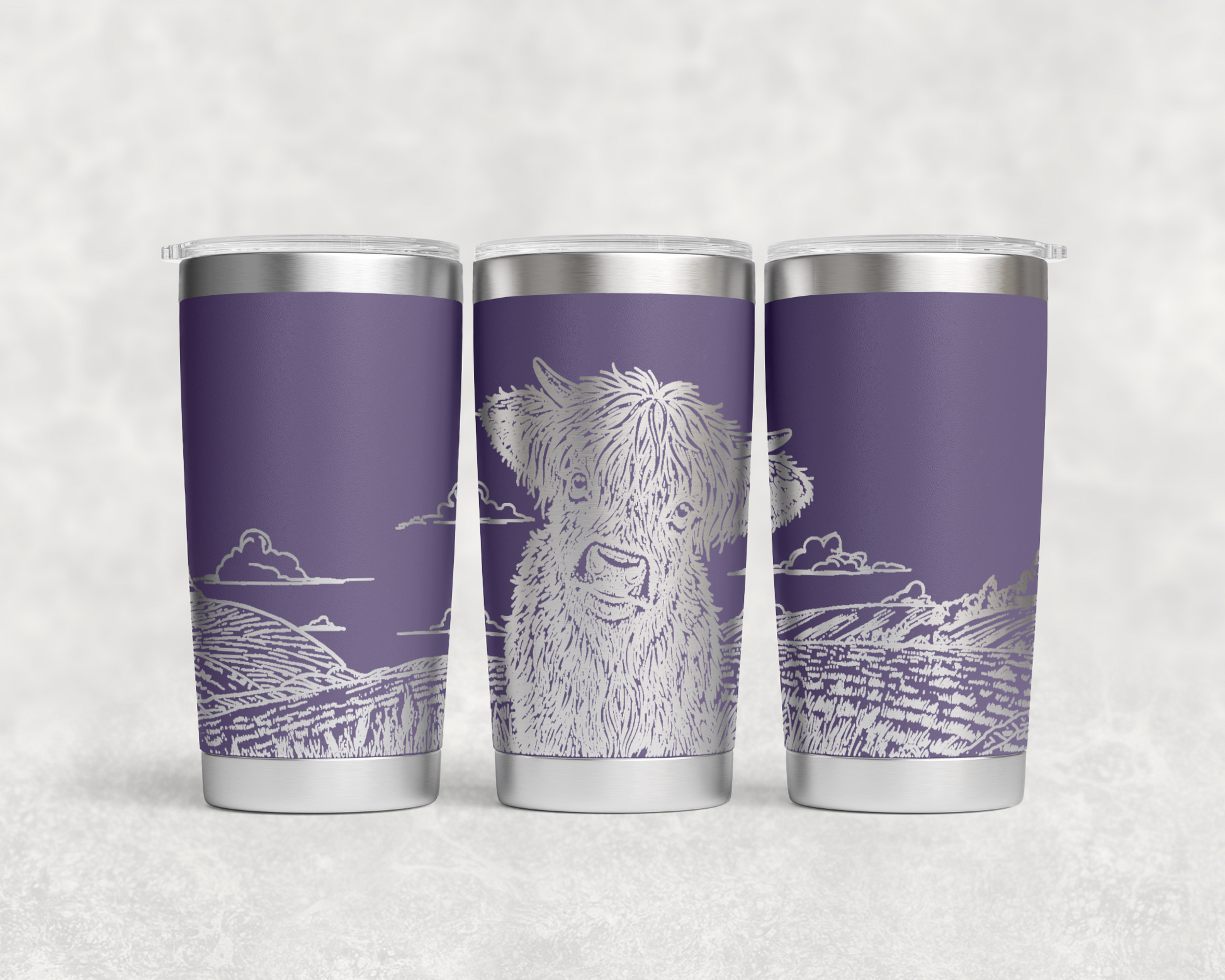 Highland Calf in Field 20oz Tumbler