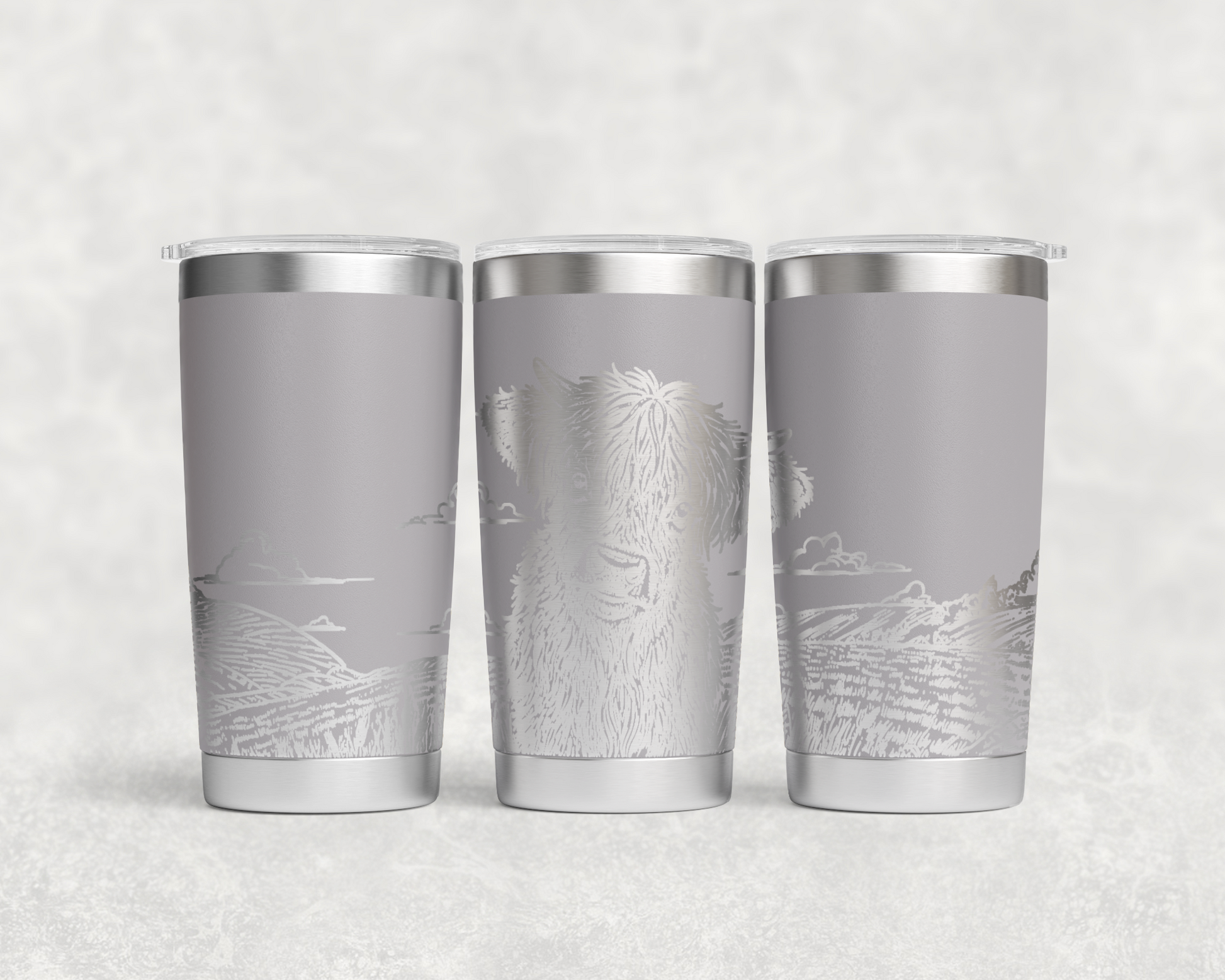Highland Calf in Field 20oz Tumbler