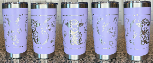 Highland Calf Tumbler