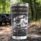 Off-roading Girl 20 oz. Tumbler