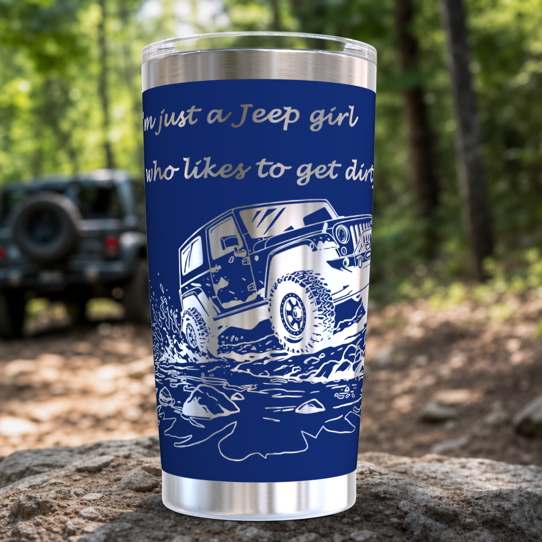 Off-roading Girl 20 oz. Tumbler