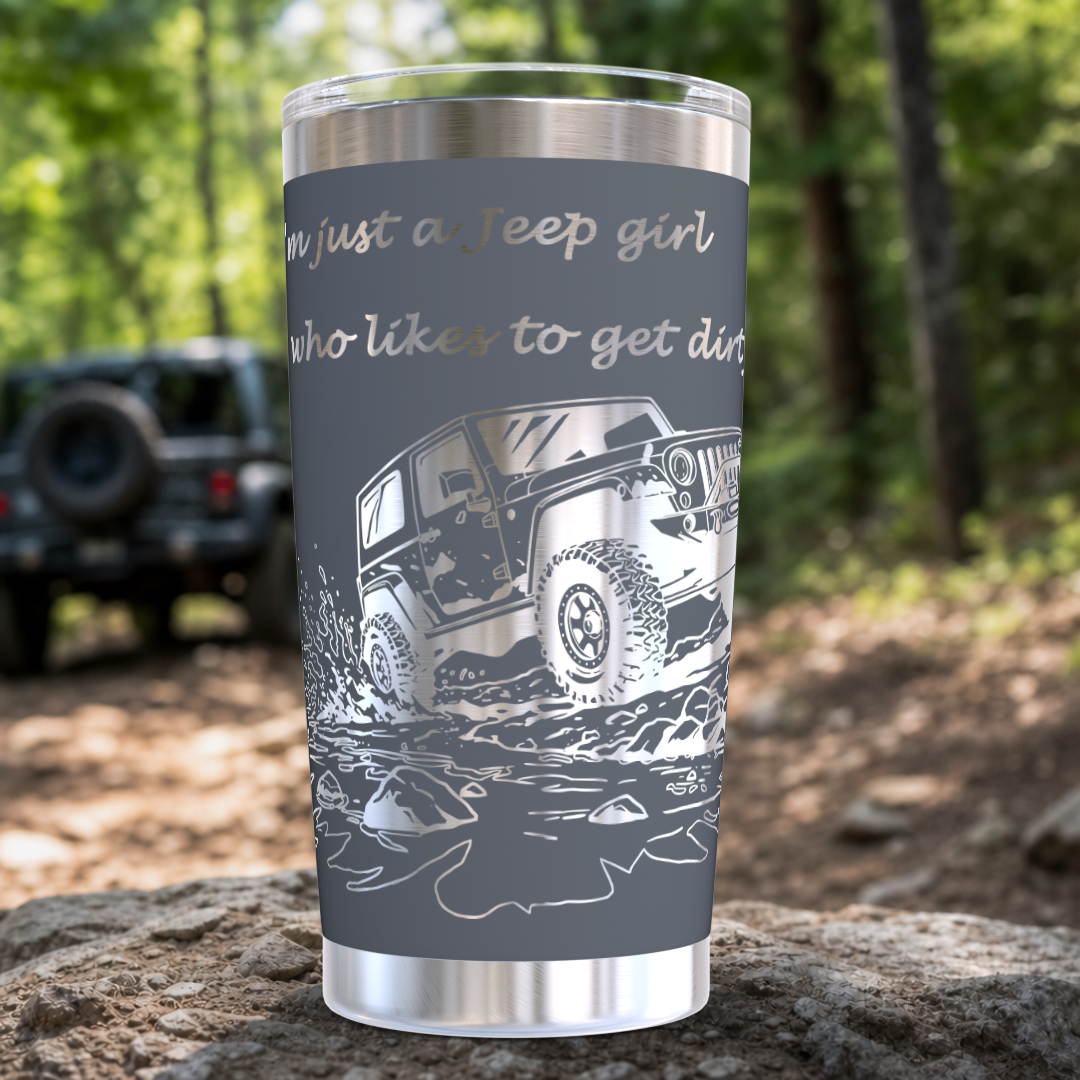 Off-roading Girl 20 oz. Tumbler