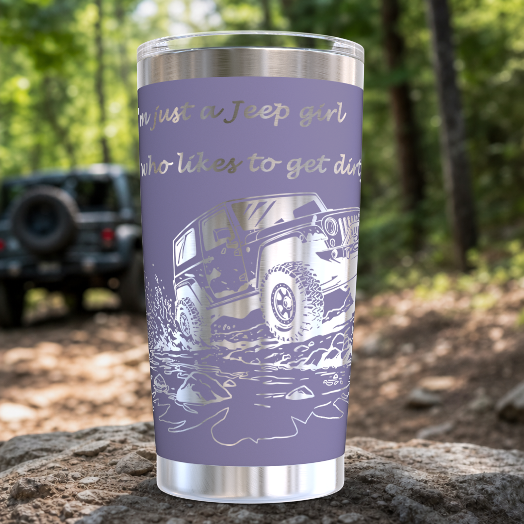 Off-roading Girl 20 oz. Tumbler