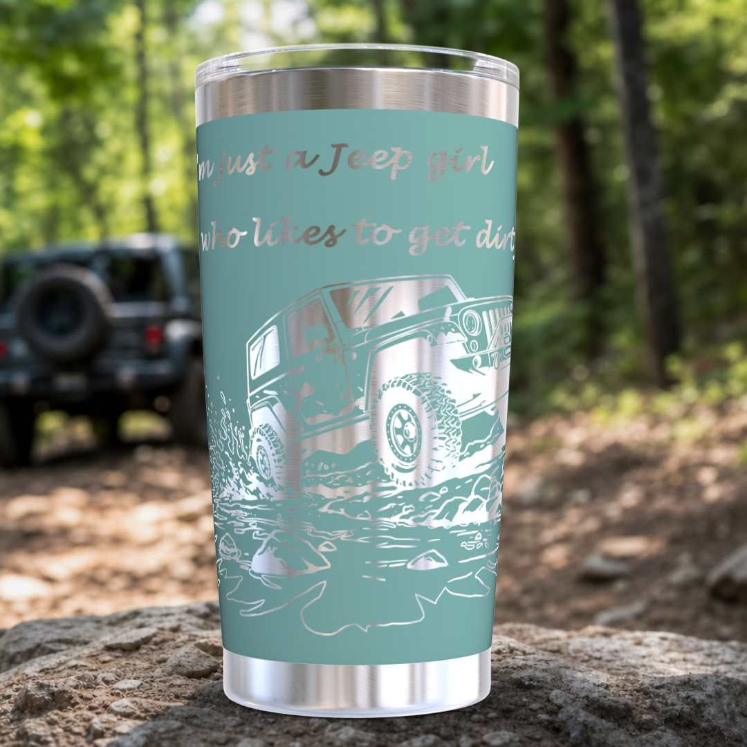 Off-roading Girl 20 oz. Tumbler