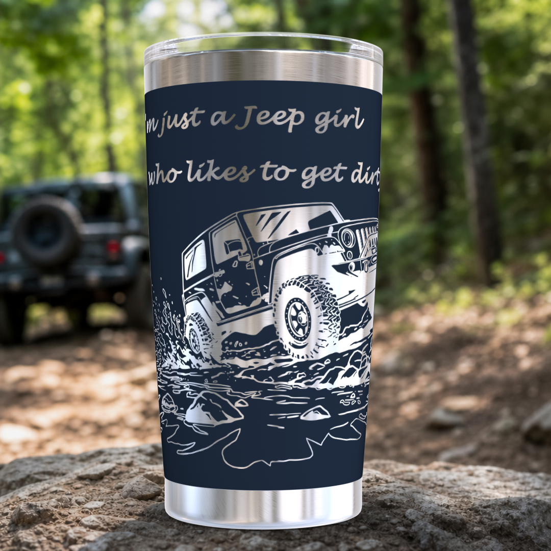 Off-roading Girl 20 oz. Tumbler