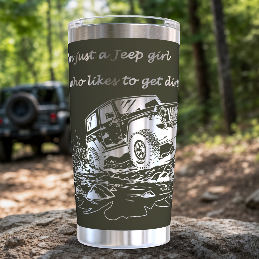 Off-roading Girl 20 oz. Tumbler