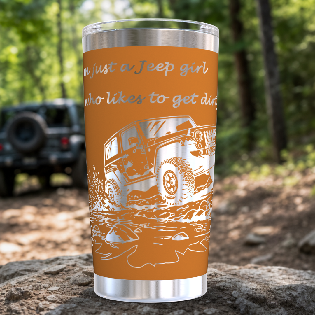 Off-roading Girl 20 oz. Tumbler