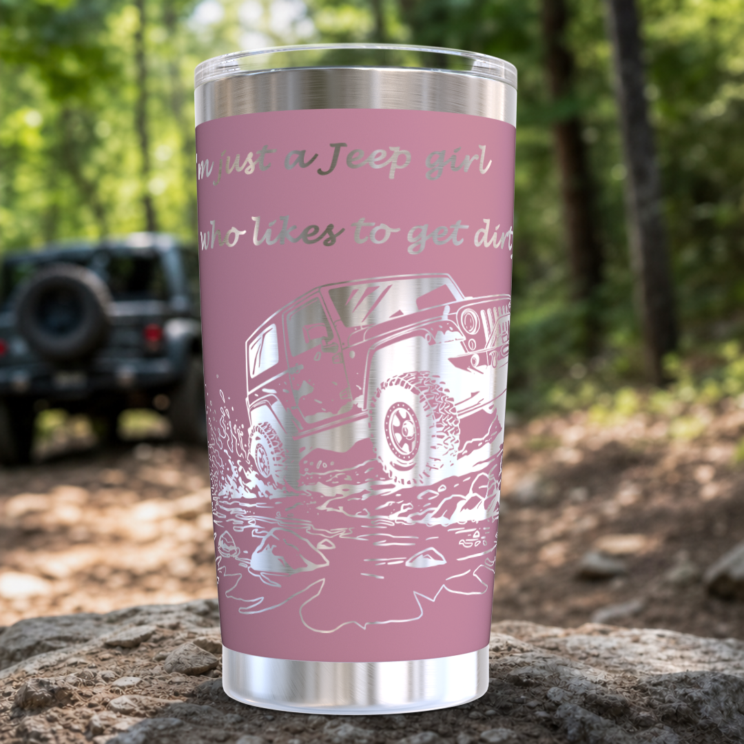 Off-roading Girl 20 oz. Tumbler