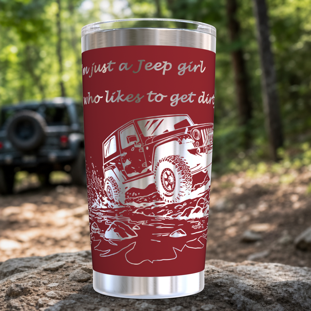 Off-roading Girl 20 oz. Tumbler