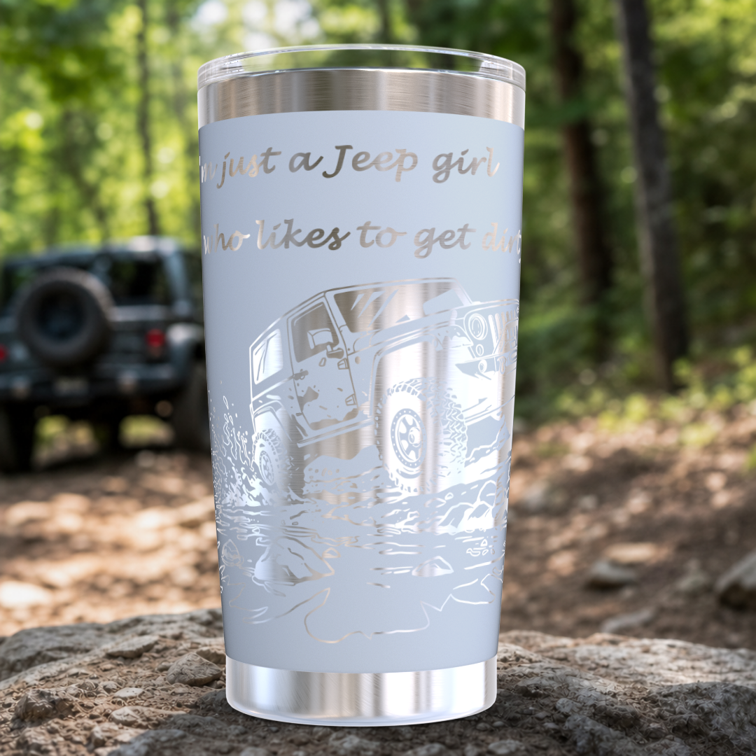 Off-roading Girl 20 oz. Tumbler
