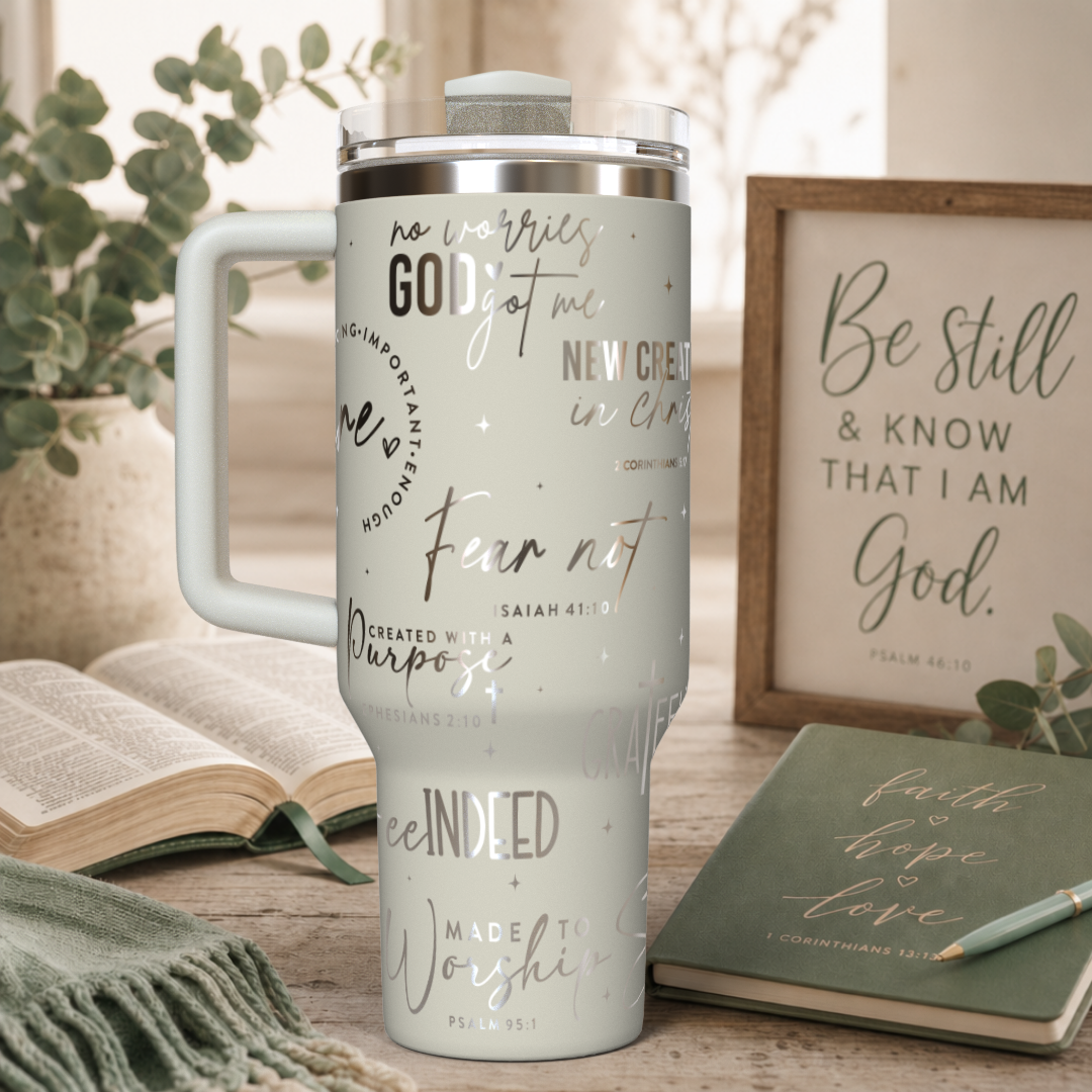 Words of Encouragement/Christian 40oz Tumbler