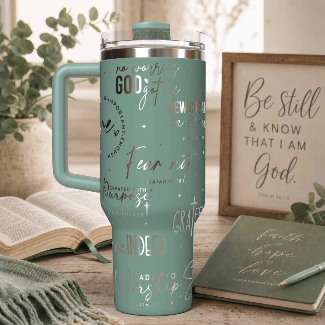 Words of Encouragement/Christian 40oz Tumbler