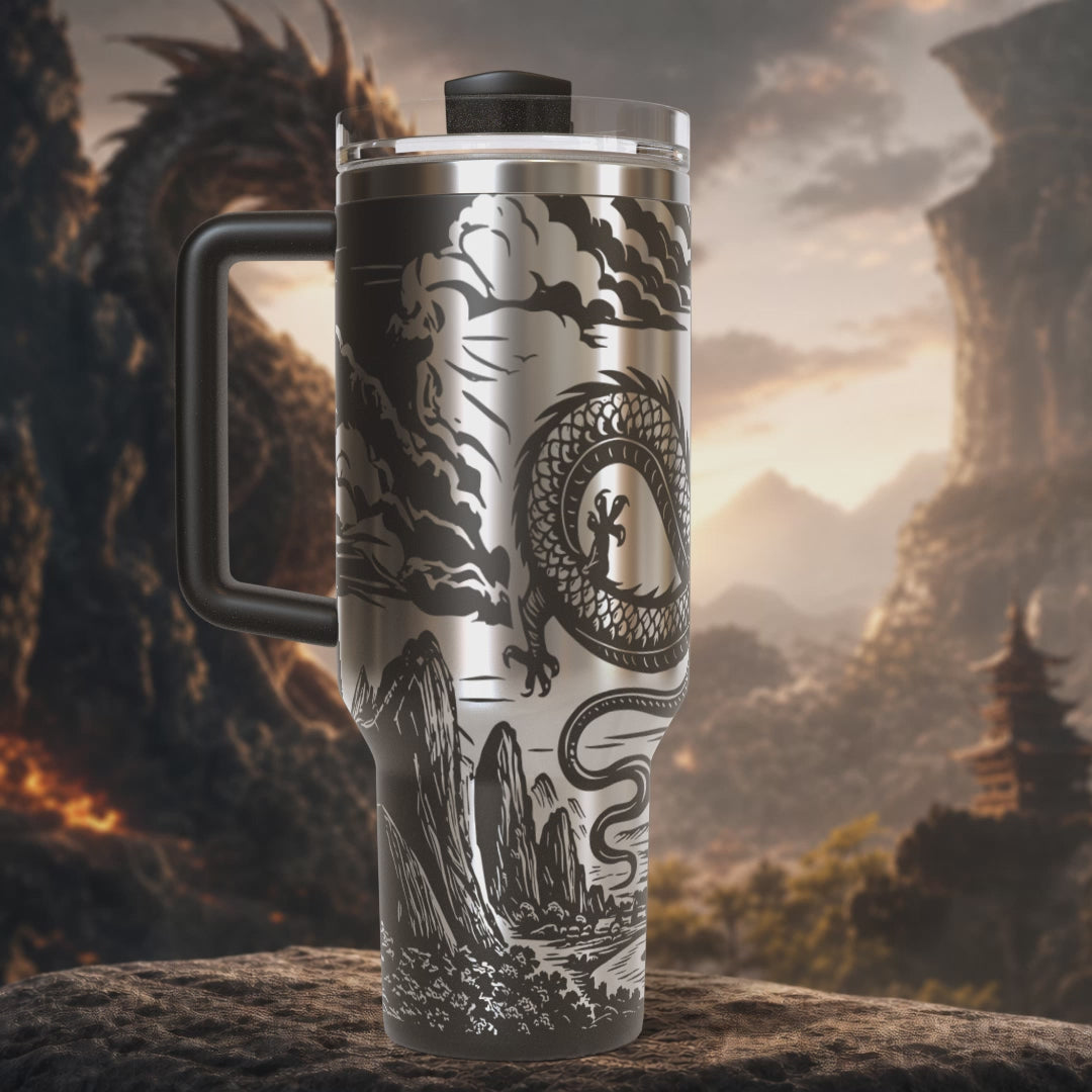 Chinese Dragon 40 oz. Tumbler