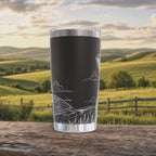Highland Cow in Field 20oz Tumbler